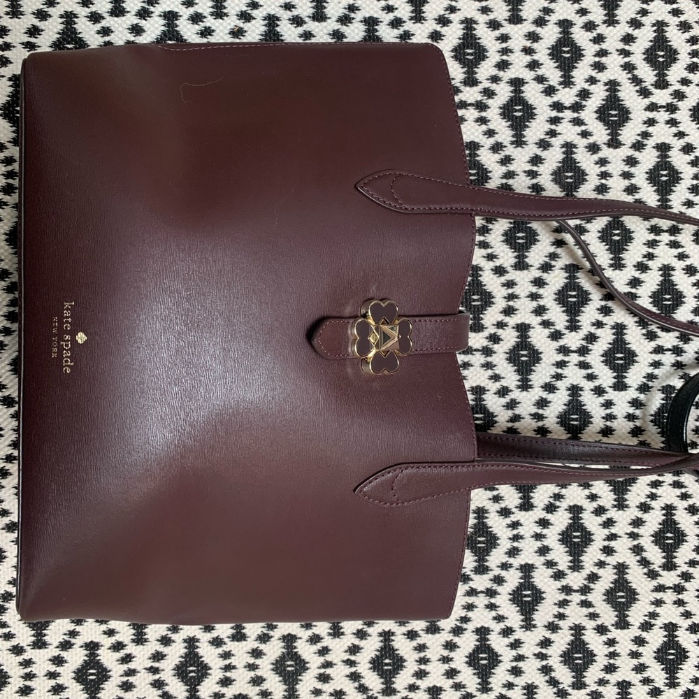 Kate Spade Kaci small tote with Spade metal clasp